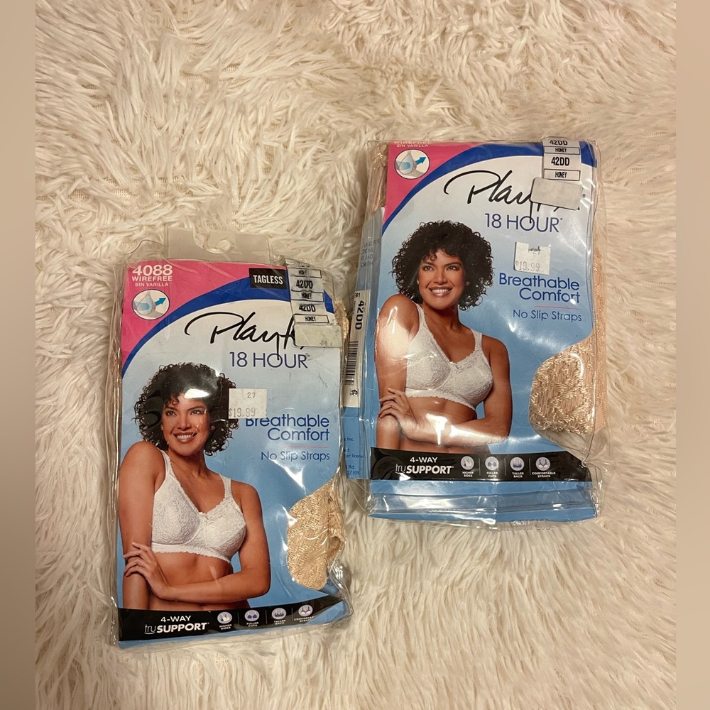Playtex 18 Hour Bra Bundle 42DD NWT